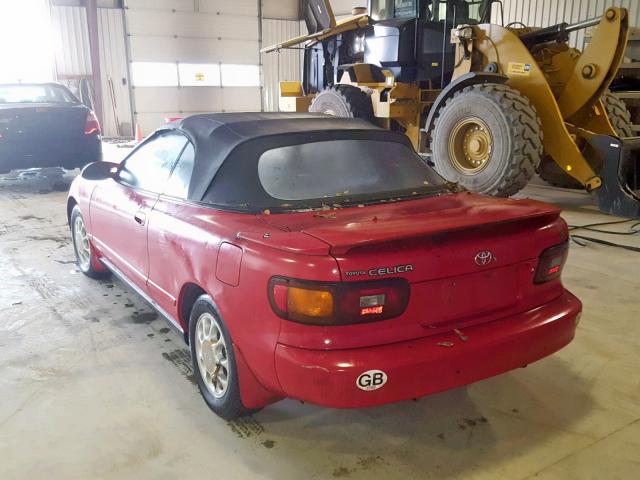 JT5ST87K2N0114977 - 1992 TOYOTA CELICA GT RED photo 3