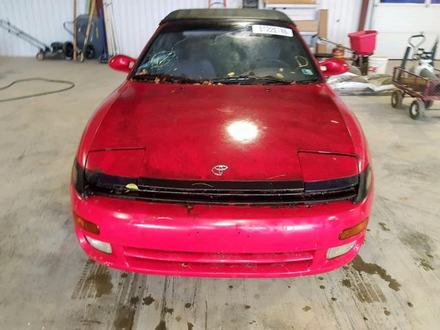 JT5ST87K2N0114977 - 1992 TOYOTA CELICA GT RED photo 9