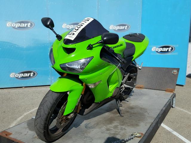 JKBZXJC115A009083 - 2005 KAWASAKI ZX636 C1 GREEN photo 2