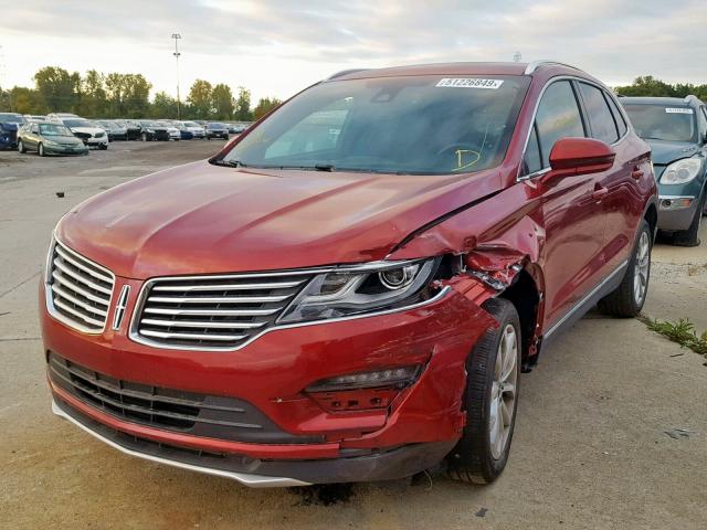 5LMCJ2C99HUL46318 - 2017 LINCOLN MKC SELECT RED photo 2