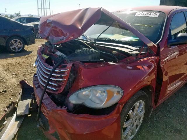 3A4FY48B97T555701 - 2007 CHRYSLER PT CRUISER RED photo 10