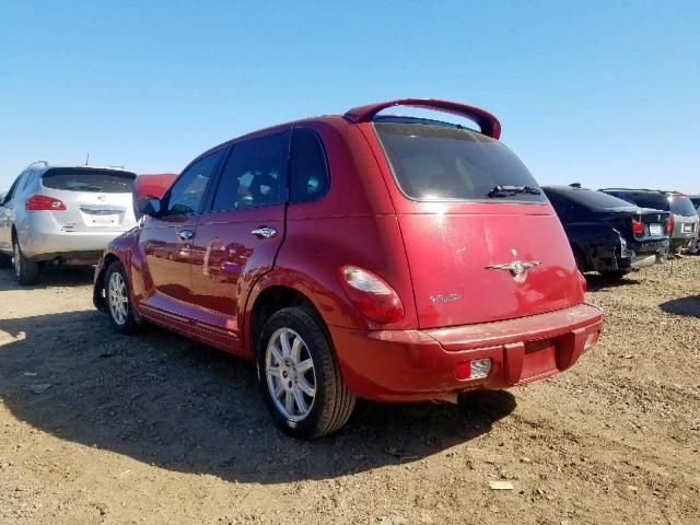 3A4FY48B97T555701 - 2007 CHRYSLER PT CRUISER RED photo 3