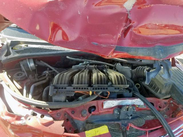 3A4FY48B97T555701 - 2007 CHRYSLER PT CRUISER RED photo 7