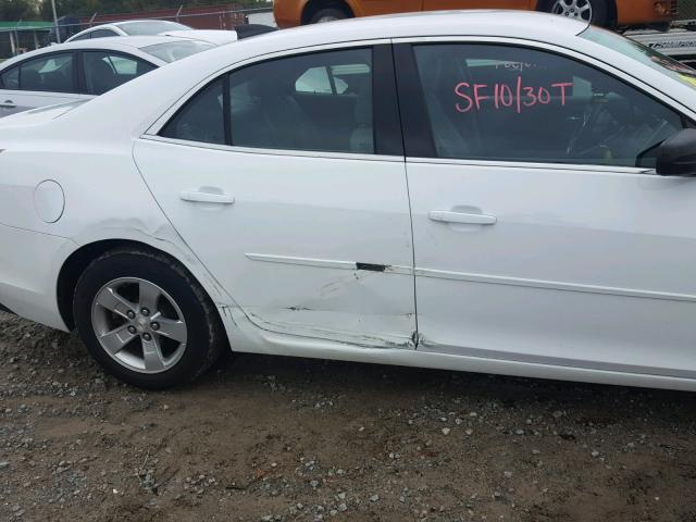 1G11B5SLXFF160100 - 2015 CHEVROLET MALIBU LS თეთრი ფოტო 9
