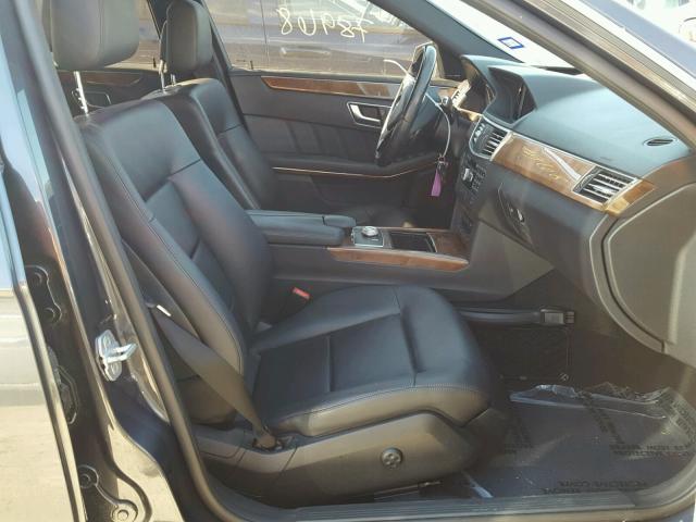 WDDHF5KB5CA634745 - 2012 MERCEDES-BENZ E 350 GRAY photo 5