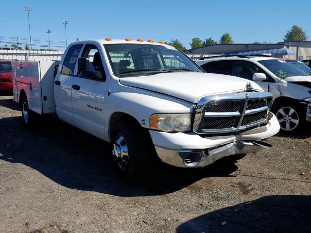 3D6WR48C55G826023 - 2005 DODGE RAM 3500 S WHITE photo 1