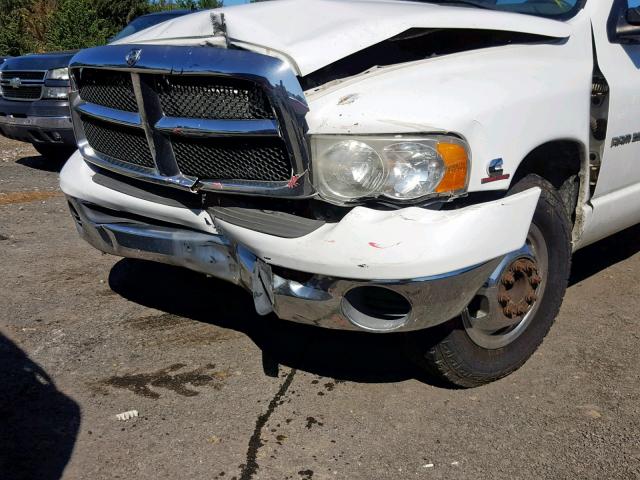 3D6WR48C55G826023 - 2005 DODGE RAM 3500 S WHITE photo 9