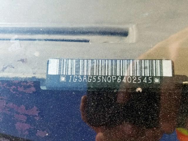 1G3AG55N0P6402545 - 1993 OLDSMOBILE CUTLASS CI GOLD photo 10