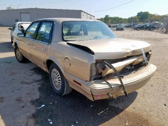 1G3AG55N0P6402545 - 1993 OLDSMOBILE CUTLASS CI GOLD photo 3