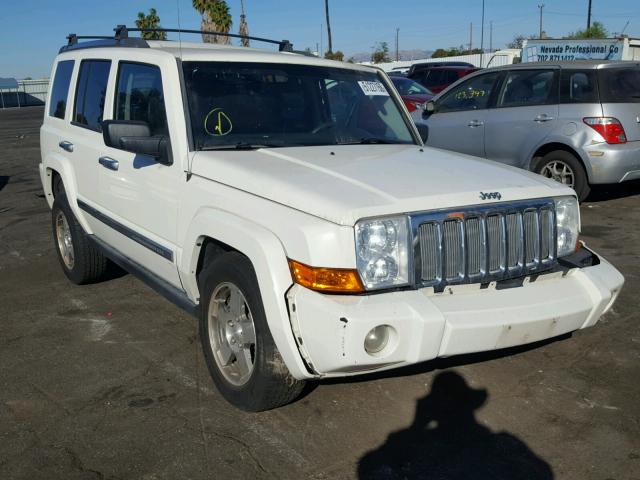 1J4RG4GKXAC130458 - 2010 JEEP COMMANDER WHITE photo 1