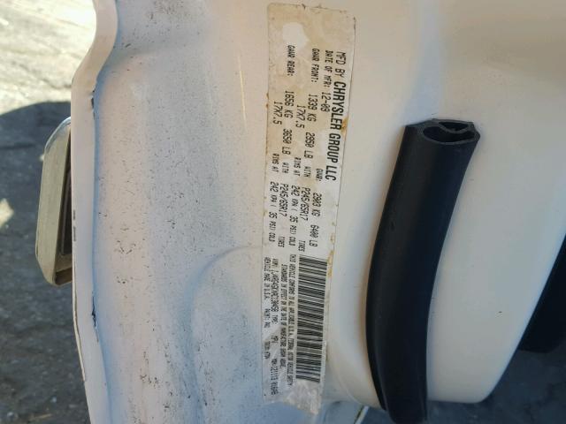 1J4RG4GKXAC130458 - 2010 JEEP COMMANDER WHITE photo 10