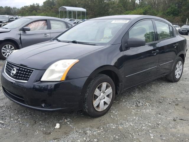 3N1AB61E08L616200 - 2008 NISSAN SENTRA 2.0 BLACK photo 2