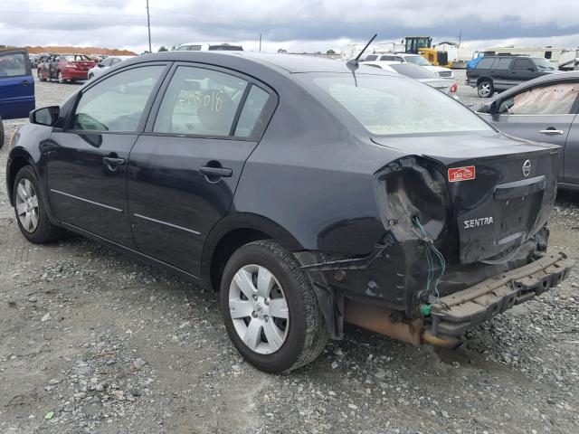 3N1AB61E08L616200 - 2008 NISSAN SENTRA 2.0 BLACK photo 3