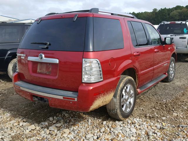 4M2EU38EX7UJ06089 - 2007 MERCURY MOUNTAINEE RED photo 4