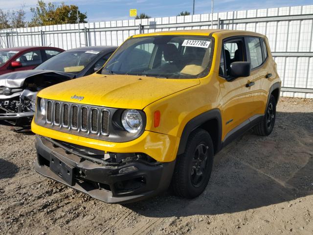 ZACCJAAB5JPG96267 - 2018 JEEP RENEGADE S 黄色 照片 2