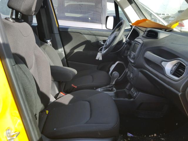 ZACCJAAB5JPG96267 - 2018 JEEP RENEGADE S 黄色 照片 5