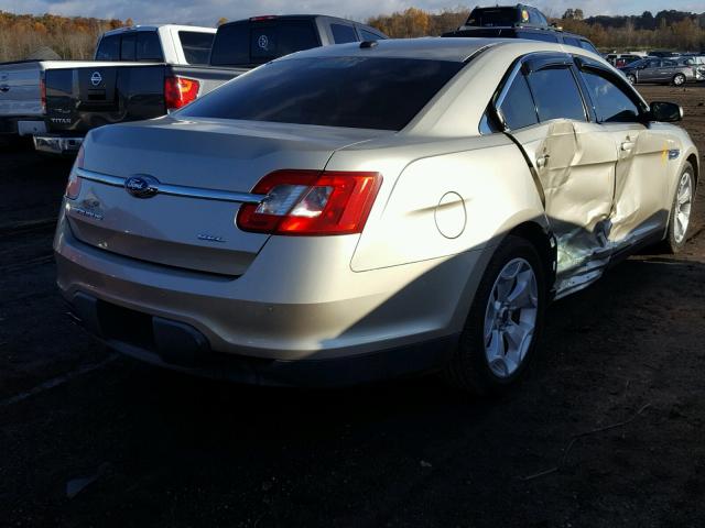 1FAHP2EW6BG103821 - 2011 FORD TAURUS SEL GOLD photo 4