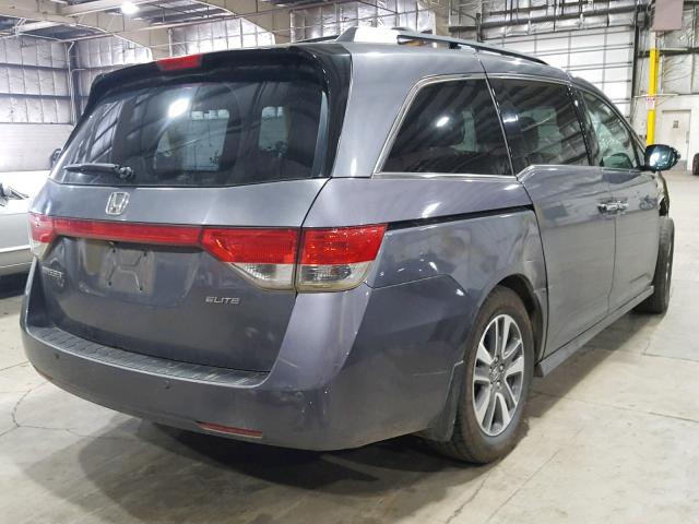 5FNRL5H99EB026054 - 2014 HONDA ODYSSEY TO GRAY photo 4