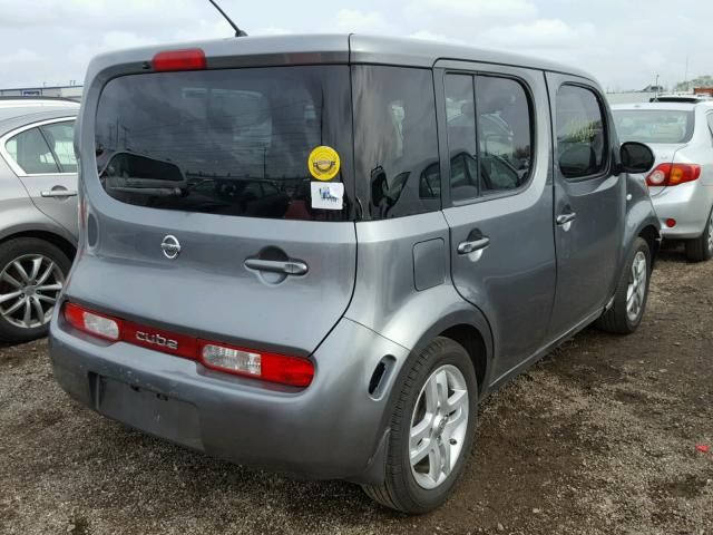 JN8AZ28R39T101316 - 2009 NISSAN CUBE BASE GRAY photo 4