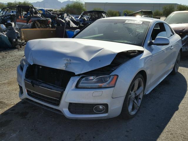 WAUDK78T88A039277 - 2008 AUDI A5 QUATTRO GRAY photo 2