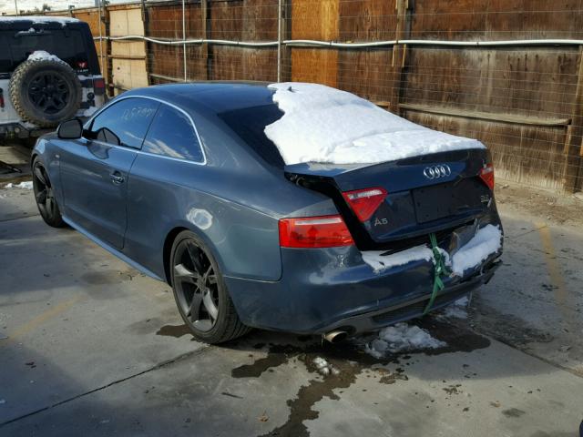 WAUDK78TX9A026094 - 2009 AUDI A5 QUATTRO GRAY photo 3