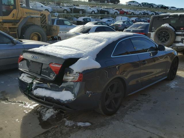 WAUDK78TX9A026094 - 2009 AUDI A5 QUATTRO GRAY photo 4