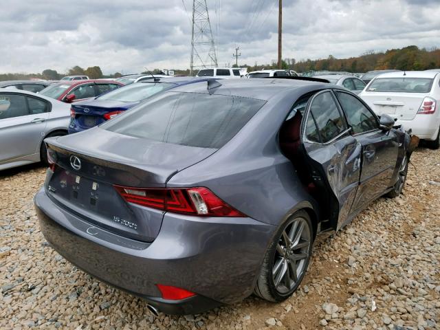 JTHBA1D28G5004140 - 2016 LEXUS IS 200T GRAY photo 4