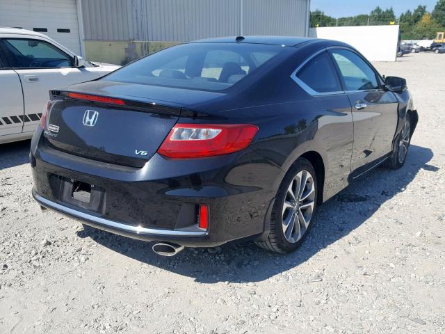 1HGCT2B85EA001523 - 2014 HONDA ACCORD EXL BLACK photo 4