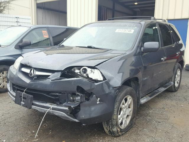 2HNYD18965H514495 - 2005 ACURA MDX TOURIN GRAY photo 2