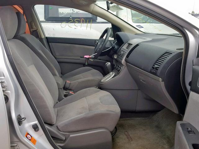 3N1AB61E39L680703 - 2009 NISSAN SENTRA 2.0 SILVER photo 5