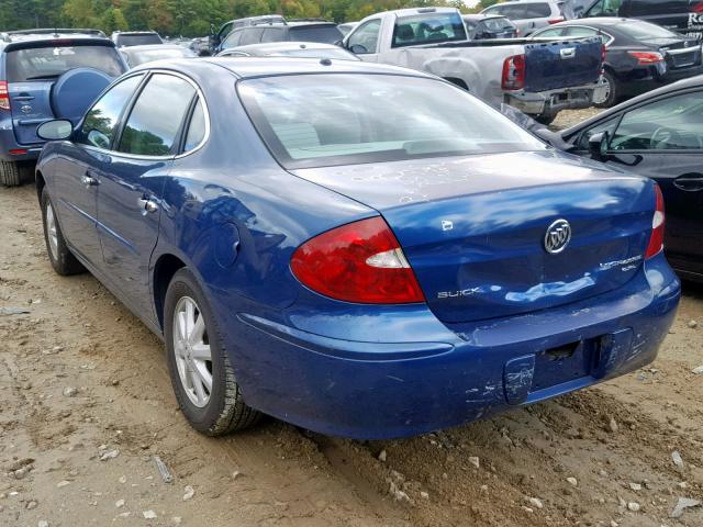 2G4WD532051220870 - 2005 BUICK LACROSSE C BLUE photo 3