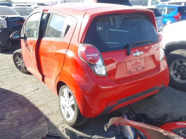 KL8CB6S99EC506155 - 2014 CHEVROLET SPARK LS RED photo 3