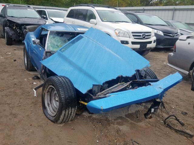 1Z37J3S418188 - 1973 CHEVROLET CORVETTE BLUE photo 1