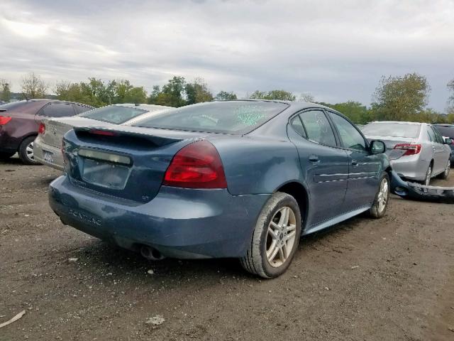 2G2WR554761245551 - 2006 PONTIAC GRAND PRIX BLUE photo 4