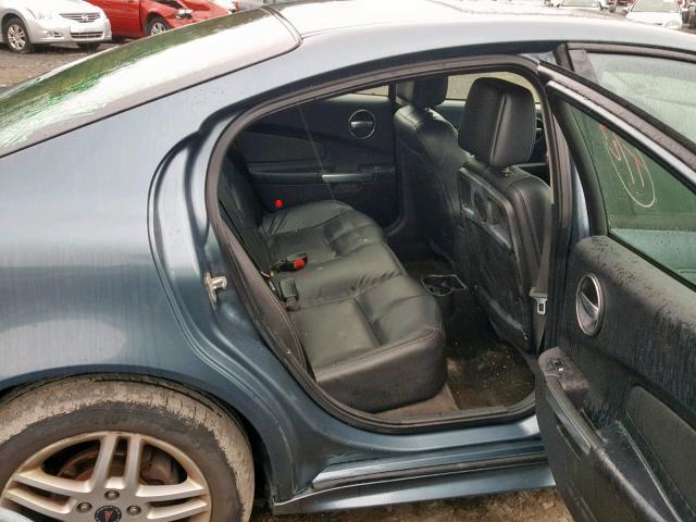2G2WR554761245551 - 2006 PONTIAC GRAND PRIX BLUE photo 6