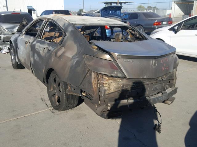 19UUA8F51AA011909 - 2010 ACURA TL BURN photo 3