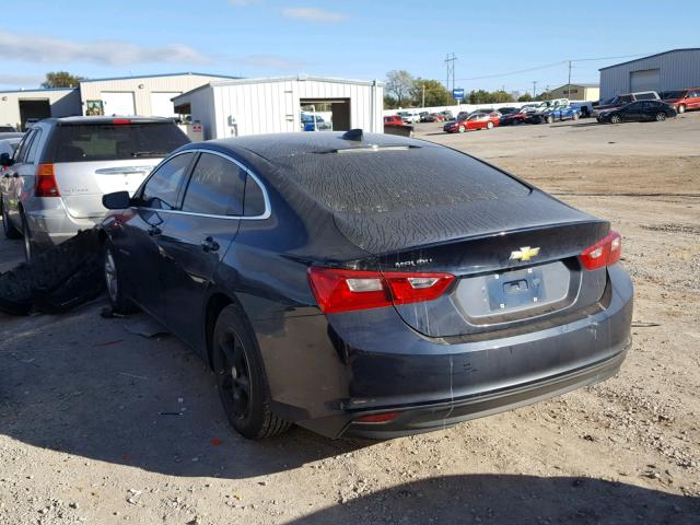 1G1ZB5ST2HF194733 - 2017 CHEVROLET MALIBU LS 蓝色 照片 3