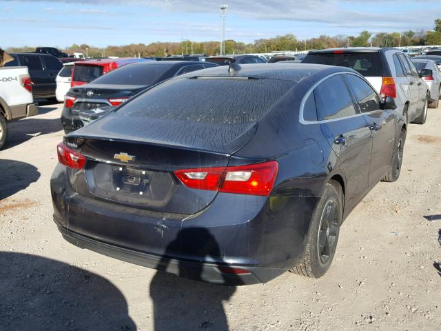 1G1ZB5ST2HF194733 - 2017 CHEVROLET MALIBU LS 蓝色 照片 4