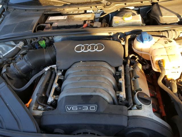 WAULT68E05A049706 - 2005 AUDI A4 3.0 QUA GRAY photo 7