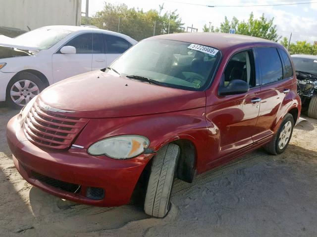 3A8FY48B58T153562 - 2008 CHRYSLER PT CRUISER RED photo 2