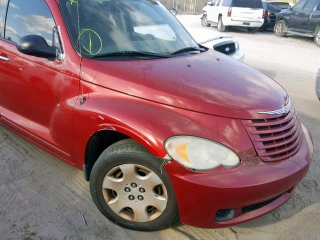 3A8FY48B58T153562 - 2008 CHRYSLER PT CRUISER RED photo 9