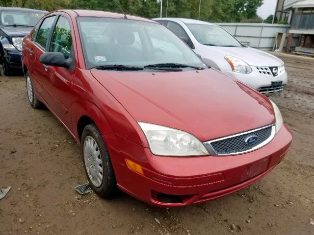 1FAFP34N95W243233 - 2005 FORD FOCUS ZX4 RED photo 1