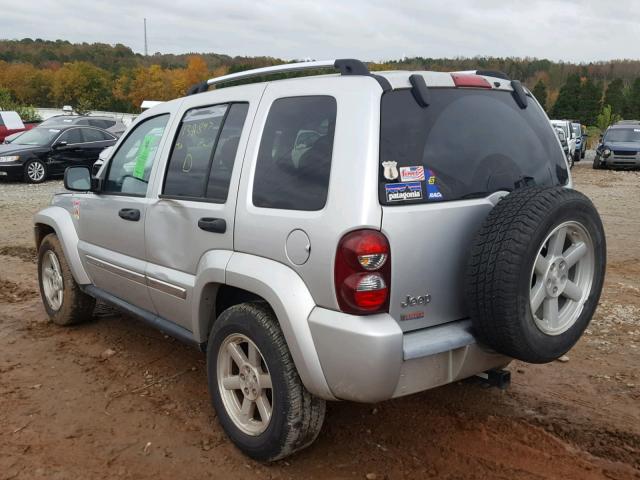 1J4GK58K36W135226 - 2006 JEEP LIBERTY LI SILVER photo 3