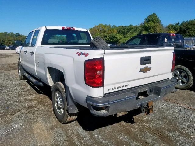 1GC2KUEG9HZ168307 - 2017 CHEVROLET SILVERADO WHITE photo 3