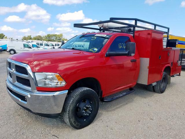 3C7WRSAJ6HG623653 - 2017 RAM 3500 RED photo 2