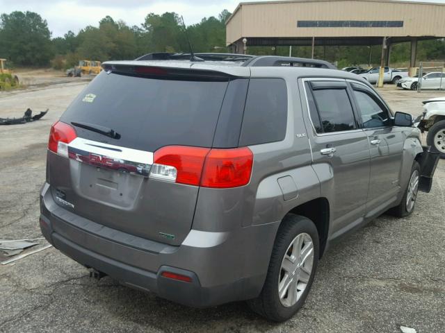 2GKALSEK3C6275184 - 2012 GMC TERRAIN SL SILVER photo 4