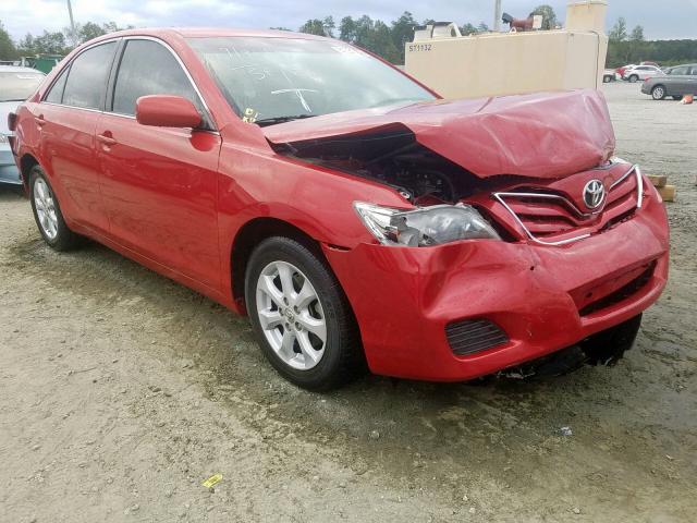 4T1BF3EK7BU753812 - 2011 TOYOTA CAMRY BASE RED photo 1