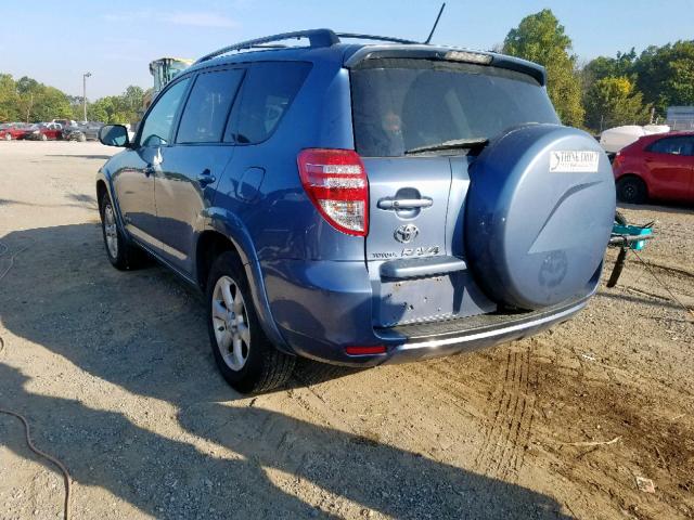 JTMBK31V09D004554 - 2009 TOYOTA RAV4 LIMIT BLUE photo 3