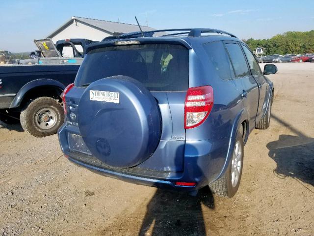 JTMBK31V09D004554 - 2009 TOYOTA RAV4 LIMIT BLUE photo 4