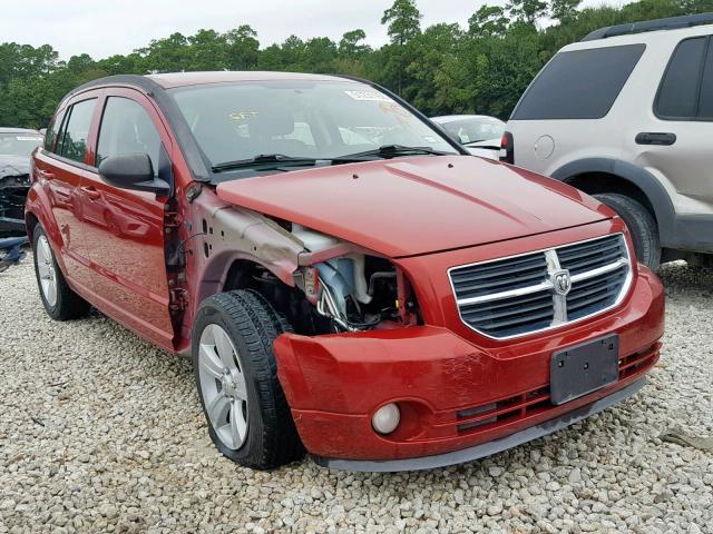 1B3CB3HA1AD565410 - 2010 DODGE CALIBER MA BURGUNDY photo 1